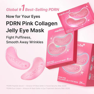[Medicube] PDRN Pink Collagen Jelly Eye Mask 6Pairs - Diva Melody
