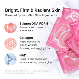 [Medicube] PDRN Pink Collagen Jelly Eye Mask 6Pairs - Diva Melody