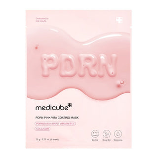 [Medicube] PDRN Pink Vita Coating Mask - 2 Size - Diva Melody