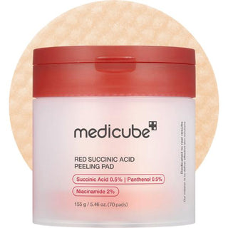 [Medicube] Red Succinic Acid Peeling Pads 70pcs - Diva Melody