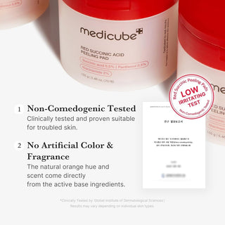 [Medicube] Red Succinic Acid Peeling Pads 70pcs - Diva Melody