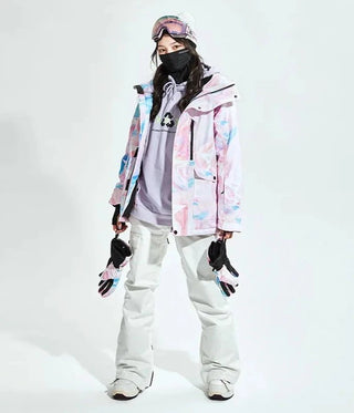 Men Women Ski Jacket Ski Pants Winter Warm Outdoor Sports wear - Diva Melody