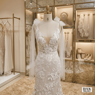 Mermaid Silhouette Wedding Dress - Diva Melody