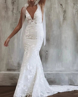 Mermaid Silhouette Wedding Dress - Diva Melody