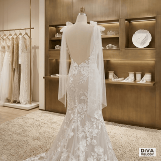 Mermaid Silhouette Wedding Dress - Diva Melody
