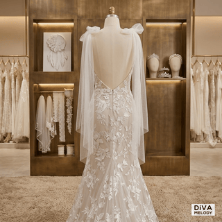 Mermaid Silhouette Wedding Dress - Diva Melody