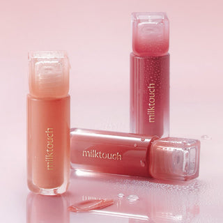 [milktouch] Dew Stain Sheer Lip Gloss 01 Morning Haze 4g - Diva Melody