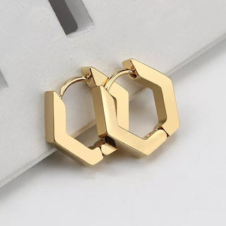 Mini Geometric Hoop Earrings Gift Party Jewelry - Diva Melody