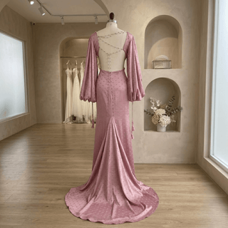 Minimalist Side-Cutout Wedding Dress - Diva Melody