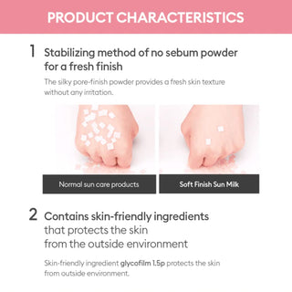 [Missha] All Around Safe Block Soft Finish Sun Milk (SPF50+ PA+++) 70ml - Diva Melody