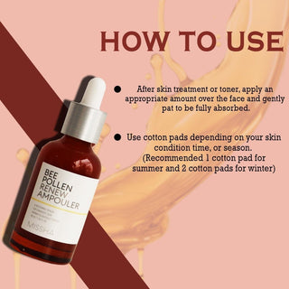 [Missha] Bee Pollen Renew Ampouler 40ml - Diva Melody