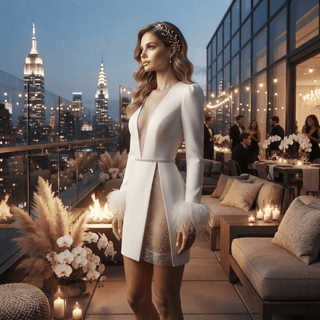 Modern Chic Wedding Dress - Diva Melody