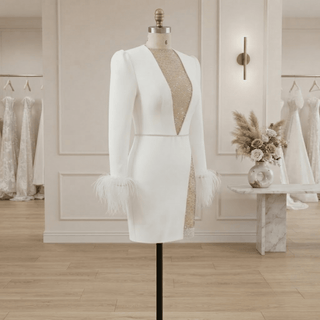 Modern Chic Wedding Dress - Diva Melody