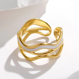 Multilayer Bold Chunky Rings - Diva Melody