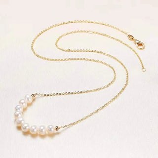 Natural freshwater pearls beaded pearls made of high - quality jewelry necklace - Diva Melody