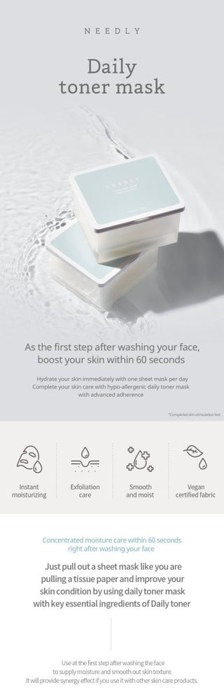 [Needly] Daily Toner Mask Pack 30 Sheets - Diva Melody