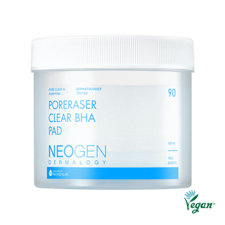 [NeoGen] DERMALOGY PORERASER CLEAR BHA PAD 160ML (90 PADS) - Diva Melody