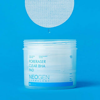[NeoGen] DERMALOGY PORERASER CLEAR BHA PAD 160ML (90 PADS) - Diva Melody