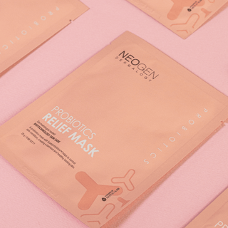 [NeoGen] DERMALOGY PROBIOTICS RELIEF MASK (25ML X 5 SHEETS) - Diva Melody