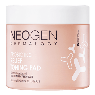[NeoGen] DERMALOGY PROBIOTICS RELIEF TONING PAD (50 PADS) - Diva Melody