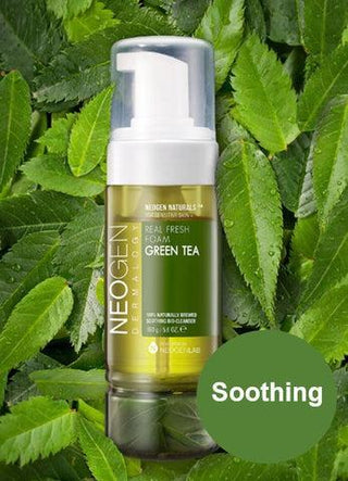 [NeoGen] DERMALOGY REAL FRESH FOAM CLEANSER GREEN TEA 160G - Diva Melody
