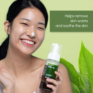 [NeoGen] DERMALOGY REAL FRESH FOAM CLEANSER GREEN TEA 160G - Diva Melody