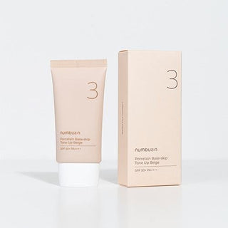 [Numbuzin] No.3 Porcelain Base-skip Tone Up Beige 50ml - Diva Melody