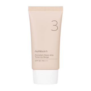[Numbuzin] No.3 Porcelain Base-skip Tone Up Beige 50ml - Diva Melody