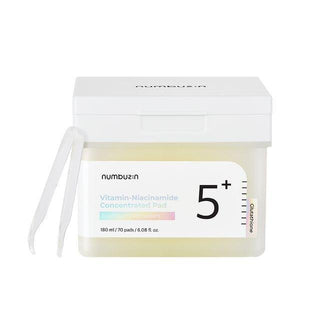 [Numbuzin] No.5 Vitamin-Niacinamide Concentrated Pad 70Pads 180ml - Diva Melody
