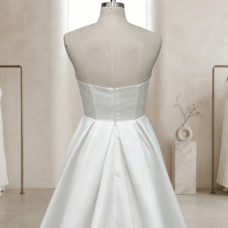 Off Shoulder A Line Wedding Dress - Diva Melody