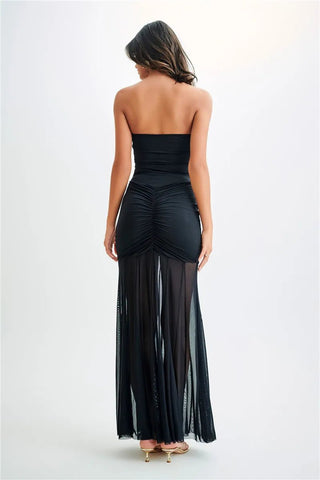 Off - shoulder Backless Sexy Maxi Dress - Diva Melody