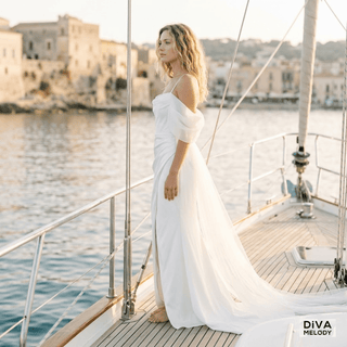 Off - Shoulder Mermaid Bridal Dress - Diva Melody