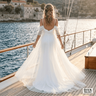 Off - Shoulder Mermaid Bridal Dress - Diva Melody