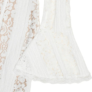 Off‑Shoulder Elegant Lace Bridal Dress - Diva Melody