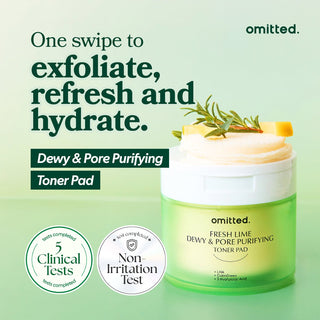 [Omitted] Fresh Lime Dewy & Pore Purifying Toner Pad 70ea(160ml) - Diva Melody