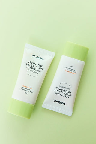 [Omitted] Fresh Lime Ultra-Light Hydrating Sunscreen 50ml - Diva Melody