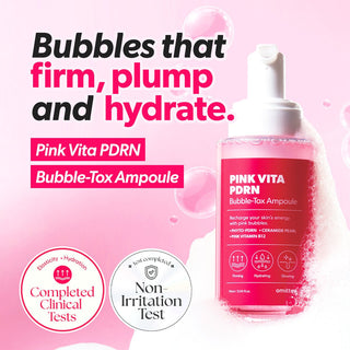 [Omitted] Pink Vita PDRN Bubble-Tox Ampoule 90ml - Diva Melody