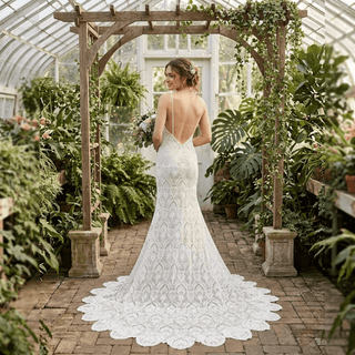 Open Back Mermaid Bridal Dress - Diva Melody