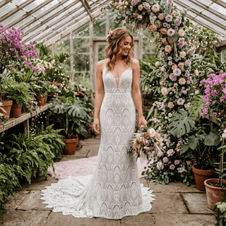 Open Back Mermaid Bridal Dress - Diva Melody