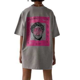 Oversized Printed Streetwear T-shirt - Diva Melody