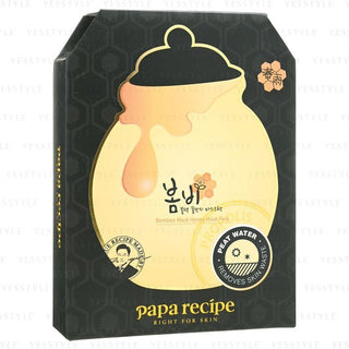 [PapaRecipe] Bombee Black Honey Mask 10ea - Diva Melody