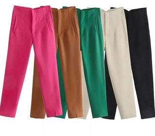 Pencil Office Wear Daily High Waist Pants - Diva Melody