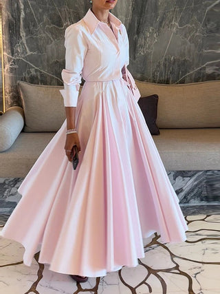 Pleated Long Summer Dress - Diva Melody