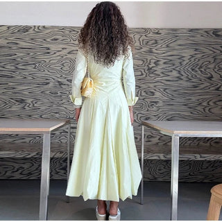 Pleated Long Summer Dress - Diva Melody