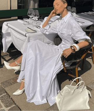 Pleated Three Quarter Sleeve Dress - Diva Melody