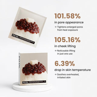 [PO:DL] Red Bean Panthenol Coolfit Gelfting Mask (4ea) (+Special Gift) - Diva Melody