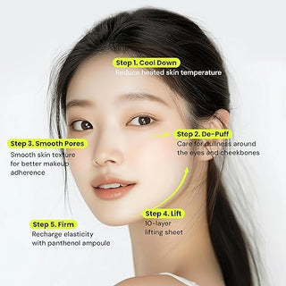 [PO:DL] Red Bean Panthenol Coolfit Gelfting Mask (4ea) (+Special Gift) - Diva Melody