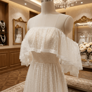 Polka Dots Wedding Dress - Diva Melody