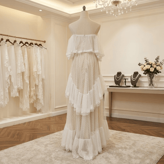Polka Dots Wedding Dress - Diva Melody