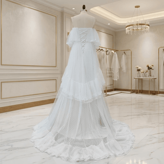 Polka Dots Wedding Dress - Diva Melody